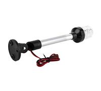 Keenso Luz de Anclaje LED para Barcos Yates, Plegable Ajustable de 360° con IP66 Resistente Al Agua, 12V 24V para Señal Marina (30,5 cm/12 pulgadas)