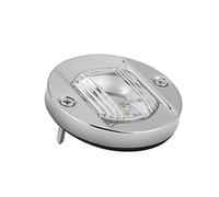 Keenso Luz de navegación popa del ancla impermeable del acero inoxidable LED del travesa?o del travesa?o del barco 12V