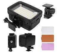 Keenso Luz de Relleno Sumergible Portátil con LED de 60 Piezas, Temperatura de Color de 5500-6000 K, para Usuarios de Cámaras SLR de PC