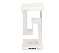 Keenso Luz flotante magnética para leer o estudiar, lámpara de escritorio LED con carga inalámbrica del teléfono e interruptor táctil de 3 velocidades