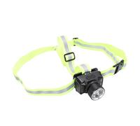 Keenso Luz para Correr, Luz Delantera de 500 LM con Chaleco Reflectante Impermeable IPX4 para Correr y Andar en Bicicleta