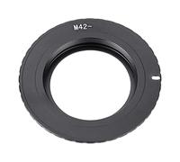 Keenso M42-EF/EF Unify Adaptador de Piezas de Cámara para Cámaras Focus Mount Metal/Negro 5D/5D2/5D3/7D/60D/450D/550D/600D/750D/760D/6.3x6.3x1cm