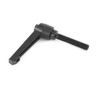 Keenso Mango de tornillo de banco ajustable M8 x 60, color negro