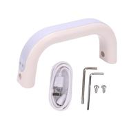 Keenso Mango para Botella de Agua, Mango de Vaso con Luz LED de 6 Colores para Taza de 40 Oz (Rosado)