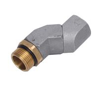 Keenso Manguera de Giratoria, Conector de Giratorio, Metal Giratorio de 360 °, Resistente Al Desgaste, para Transferencia de Gasolina, Abastecimiento de en Varios Planos (1 pulgada)