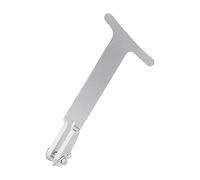 Keenso Manija de Liberación del Pestillo del capó Juego de Tirador de Palanca de Liberación del Motor de Aluminio Reemplazo de Aleación de Palanquilla Fácil Instalación Ajuste Preciso para (SILVER)
