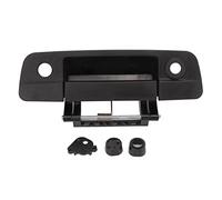 Keenso Manija de Portón Trasero, Pestillo Negro de Plástico ABS y Acero de Repuesto con Orificio para Cámara para 1500 2500 2013-2018 OE 68197873AA