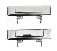 Keenso Manija de Puerta Exterior de Automóvil, 1 par de Manija de Puerta Exterior 69210 90A00 69220 90A00, Material Resistente a la Intemperie, Funcionamiento Suave, Fácil Instalación para FJ60 1980