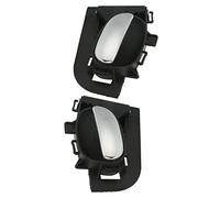 Keenso Manija de Puerta Interior, Reemplazo Profesional para 206 207 y C2 con Material ABS, Lados Delantero y Trasero Izquierdo Derecho