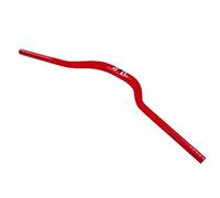 Keenso Manillar elevador de aleación de aluminio, abrazadera de 31,8 mm, 780 mm de ancho, diseño ergonómico, construcción ligera para ciclistas de carretera, viajeros y conductores (rojo)