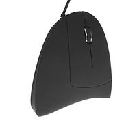 Keenso Mano Izquierdo Cableado Matio del Mouse Vertical 800/1200/1600DPI USB óptico para 8/10, Seguimiento Suave del Mouse de Mano Izquierda con el Botón de Activación/Apagado, para Usuarios