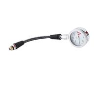 Keenso Manómetro de Buceo, Tubo de Fibra de Carbono, Manómetro de Buceo de Precisión para Seguridad bajo el Agua y Lecturas Sencillas