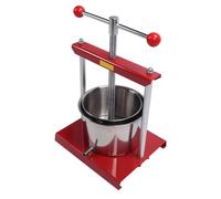 Keenso Manual de Capacidad 5.5L Squeazer Exprimido Multifuncional Acero Inoxidable Prensa Exprimidor Ruidos de Mentiras para el Entorno de Cocina Tranquila