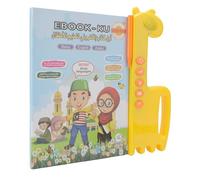 Keenso Máquina de Aprendizaje de Idiomas para Niños, Máquina de Aprendizaje Interactiva de 3 Idiomas para Edades de 3-6 con Lápiz de Lectura de Clics, Herramienta de Portátil AA con Batería,