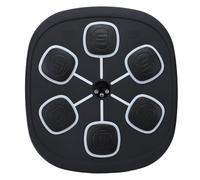 Keenso Máquina de Boxeo Musical Bluetooth Entrenador de Boxeo Inteligente Montado en la Pared con Espuma de PU ABS PP 9 Velocidades Luces LED 46x49x17cm para Gimnasio en Casa Entrenamiento en