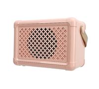 Keenso Máquina de Karaoke Portátil, Altavoz Pequeño y Transparente, 6 Efectos de Sonido, Procesador de Señal Digital para el Hogar (Rosa)