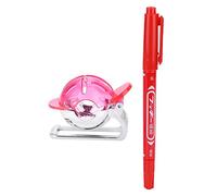 Keenso Marcador de Pelota de Golf, Marcador con Rotulador para Marcar Bolas de Golf (Rosado)