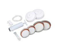 Keenso Mason Jar Sellador Al Vacío, Kit de Sellado Portátil para Conservación de Alimentos Frescos con Bomba de Tapa de Manguera para el Hogar, Cocina, Material ABS sin BPA