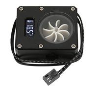 Keenso Medidor de Enfriamiento de Agua de PC de 12V con Medidor de Flujo de Computadora de Material Acrílico para el Material Acrílico para Monitorear el Flujo de Agua, Adecuado para los Entusiastas