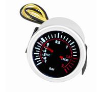 Keenso Medidor de Impulso Turbo, Medidor de Calibre PSI de Impulso Turbo Digital LED Universal de 2 Pulgadas para Automóvil