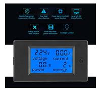 Keenso Medidor de Potencia de Corriente de Voltaje LCD de bajo Consumo para Uso Doméstico Medidor de Potencia de Monitoreo de Energía para Uso Doméstico