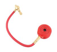 Keenso Medidor de Presión de Aire Medidor de Presión de Aire de Neumáticos Movimiento de Precisión de Latón Probador de de Dial de 0 a 70 PSI con Herramienta Desinfladora Manguera de Goma para