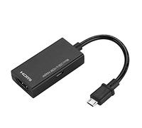 Keenso Micro USB Video Adapter Converter 1080p con Sonido Estéreo de 8 Canales para,