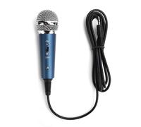 Keenso Micrófono con Cable de Condensador con Cardioides Sensibles para Grabación Profesional, Karaoke de Computadora, Absmetal (Blue)