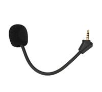 Keenso Micrófono Desmontable de 3,5 Mm, Repuesto para Hyper X Cloud II Wireless Cloud Core Cloud Pro Silver Cloudx