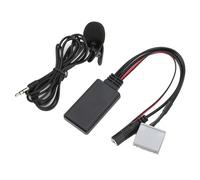 Keenso Micrófono Estéreo para Automóvil, Adaptador Auxiliar Bluetooth con Cable de Audio Auxiliar, Sonido Claro para 2006-2013 y CRV 2008-2013