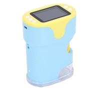 Keenso Microscopio de Mano para Niños FHD 10MP 1000X con Pantalla a Color de 2 Pulgadas, Kit de Portaobjetos de Microscopio Digital Portátil para Exploración Biológica, Material ABS Liviano (Blue)