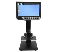 Keenso Microscopio Digital Industrial 2000X con Pantalla de Alta Resolución de 7 Pulgadas, 11 Luces LED, Fuente de Luz LED Doble, Adecuado para Mantenimiento e Inspección de Presión de Placas de