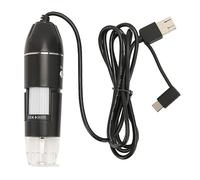 Keenso Microscopio digital USB 3 en 1 con lupa 50X-1600X con 8 luces LED, ideal para ingenieros y coleccionistas