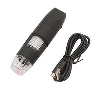Keenso Microscopio Digital USB Inalámbrico 50X-1000X 1920x1080P 8 Luces LED, Microscopio Portátil de Mano para Investigación Biológica, Impresión de Belleza, Píxeles de 2MP