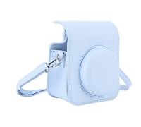 Keenso Mini Camera Protective Case, Bolsa de Cámara PU con Correa de Hombro Ajustable para Mini 12 (Blue)