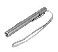 Keenso Mini Linterna LED USB para Diagnóstico de Médico y Enfermera, Soporte para Bolígrafo de Acero Inoxidable, Detección de Ojo, Nariz y Garganta