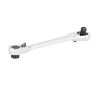 Keenso Mini llave hexagonal de 14 pulgadas con trinquete y destornillador de broca, llave hexagonal reversible de 72 dientes con destornillador de broca (130 mm)