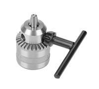 Keenso Mini Mandril de Taladro Eléctrico Resistente Al Desgaste Llave de Mandril Ajustable para Taladros de 0,6-6,5mm Eléctrico, Máquina Perforadora (0,6-6 MM3/8-24UNF)