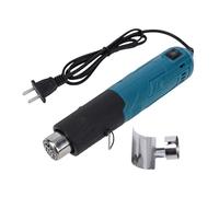 Keenso Mini Soplador Portátil de Mano con Pistola de Calor de 300W para Manualidades y Reparaciones con Soporte Plegable (Enchufe de la UE)