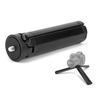 Keenso Mini Soporte para Cámara de Acción Trípode Compacto Pies Antideslizantes Soporte para Trípode para Cámara para Fotografía de Viajes de Aleación de Aluminio para Principiantes