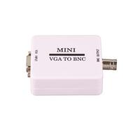 Keenso Mini VGA a BNC Adaptador de Video de Alta Definición para TV Monitores de Computadoras, USB Alimentado para Facilitar la Conectividad