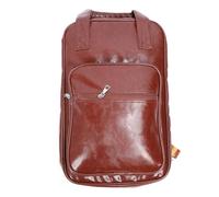 Keenso Mochila de Baqueta MáS de 20 Pares de Capacidad de Palos, Construcción de Cuero PU, Correa para Hombro en Forma de S, Bolsillos de Acceso Rápido, Ideal para Espectáculos en Vivo, Sesiones de