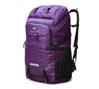 Keenso Mochila de Senderismo, 80L Grandes Mochilas de Viaje para Viajar Corriendo Caminatas para Acampar (PURPLE