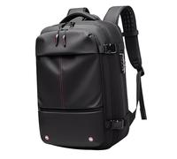Keenso Mochila de Vacío, Mochila Expandible de 40 Litros con Bolsa de Compresión Al Vacío para Aerolínea (BLACK)