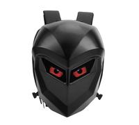 Keenso Mochila LED para Motocicleta, 20 L, Impermeable, Rígida, Programable, con Pantalla a Color, Bolsa para Portátil DIY con Múltiples Compartimentos para Montar en Bicicleta y (Black)