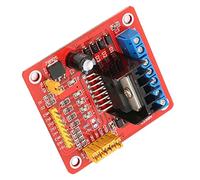 Keenso Módulo de Controlador de Motor de Puente H Dual L298N Placa Controladora de Motor Eficiente para Operación de Motores Paso a Paso y CC para Entusiastas del Bricolaje