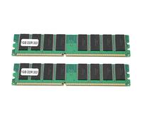 Keenso Módulo de Memoria DDR 333MHZ PC-2700 de Escritorio Resistente a Altas Temperaturas para Hardware de Computadora, 2 Piezas para una Eficiencia de Funcionamiento sin Problemas