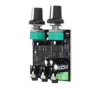 Keenso Módulo de Placa Mezcladora de Señal de Sonido Estéreo, Alta Amplificación, Entrada de 2 Canales, Salida de 1 Canal para Amplificador de Auriculares DC 5-12V