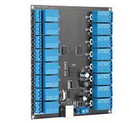 Keenso Módulo de relé Interruptor SPDT controlado por USB a 16 de 9-36 V con indicador de alimentación LED