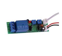 Keenso Módulo de relé Temporizador, Interruptor de Encendido y Apagado de Retardo de Ciclo Ajustable, 5V 12V 24V, Alta Precisión para Control de Bomba de Peces (DC 5V 0-30 minutos ajustable)